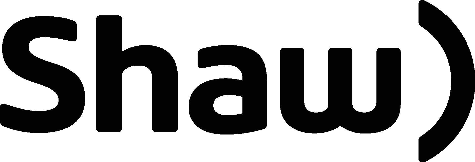 Shaw Black Logo Vector Logo